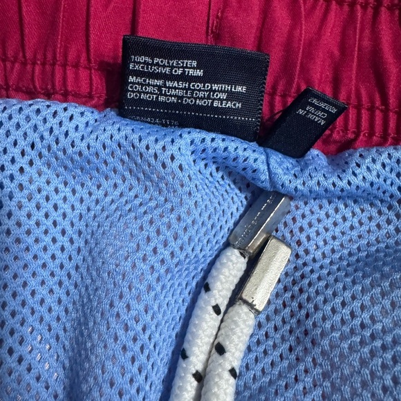 Southern Marsh Dockside Swim Trunk, Men’s, Red, Peach Colors, Quickdry, Size med - Picture 5 of 10